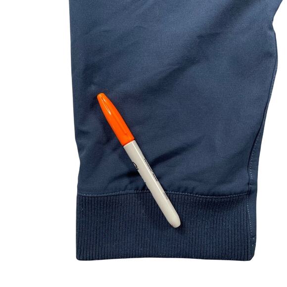 Mack Weldon XL Navy Radius Flex Jogger Rib Cuffs Stealth Zip Pocket 31" Inseam - Picture 9 of 13